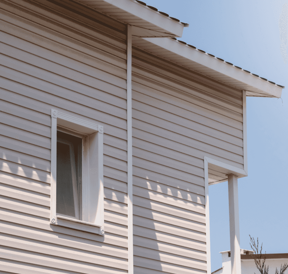 Man putting on shingles